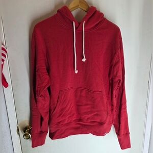 Best Made Co. Men's Standard Hoodie Medium RED 100% Cotton